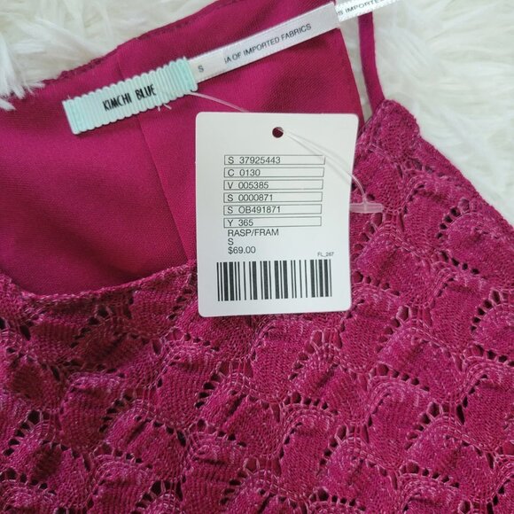 NWT Kimchi Blue Raspberry Lace Dress - Size Small - Picture 4 of 11